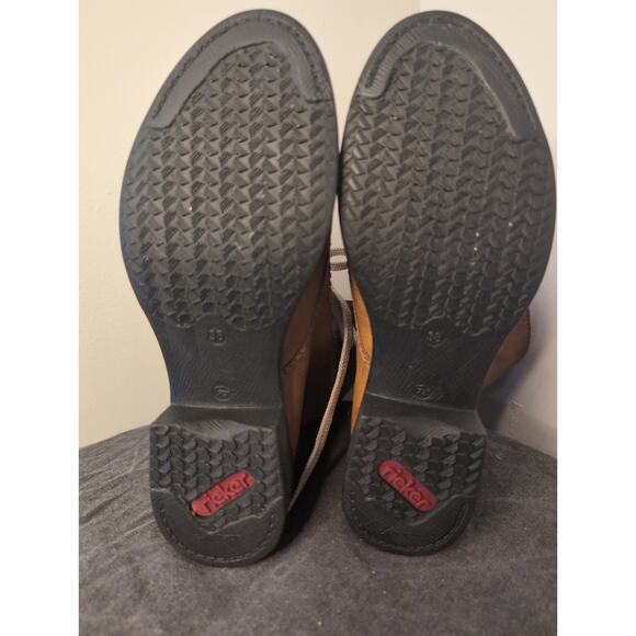 Rieker faux fur cozy warm winter boots 38/7.5 - Picture 6 of 9